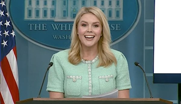 White House Press Secretary Karoline Leavitt